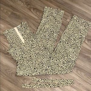 Leopard print romper